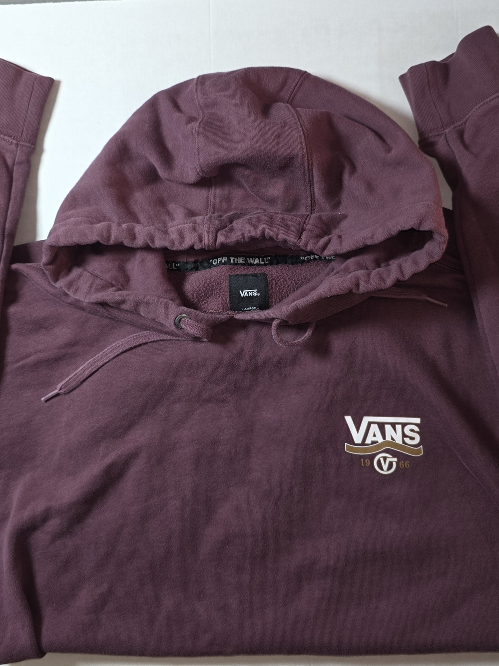 Vans Men's Maroon Pullover Hoodie